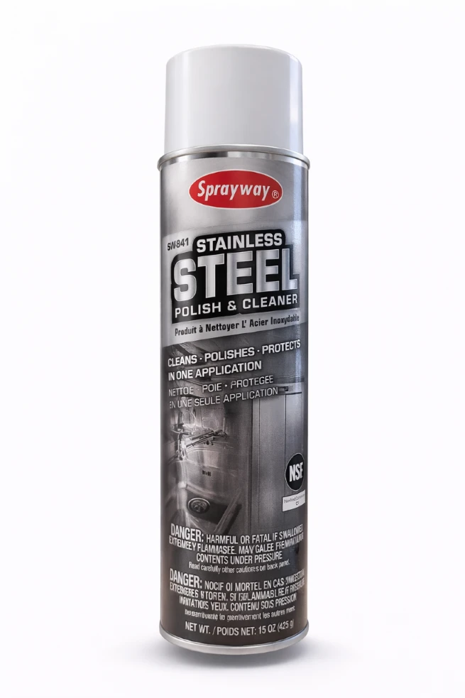 Sprayway Stainless Steel Polish & Cleaner, 425g